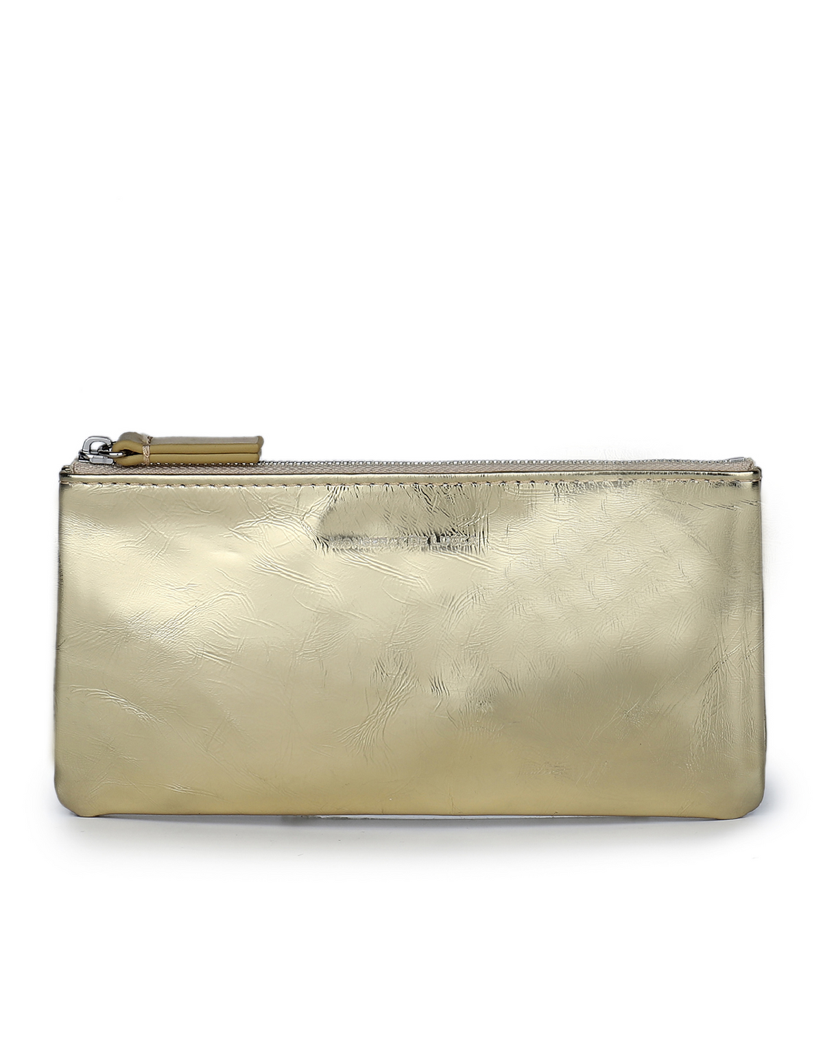 Cielle Eyeglass Pouch Crinkle Mirror Dark Gold | Monserat De Lucca