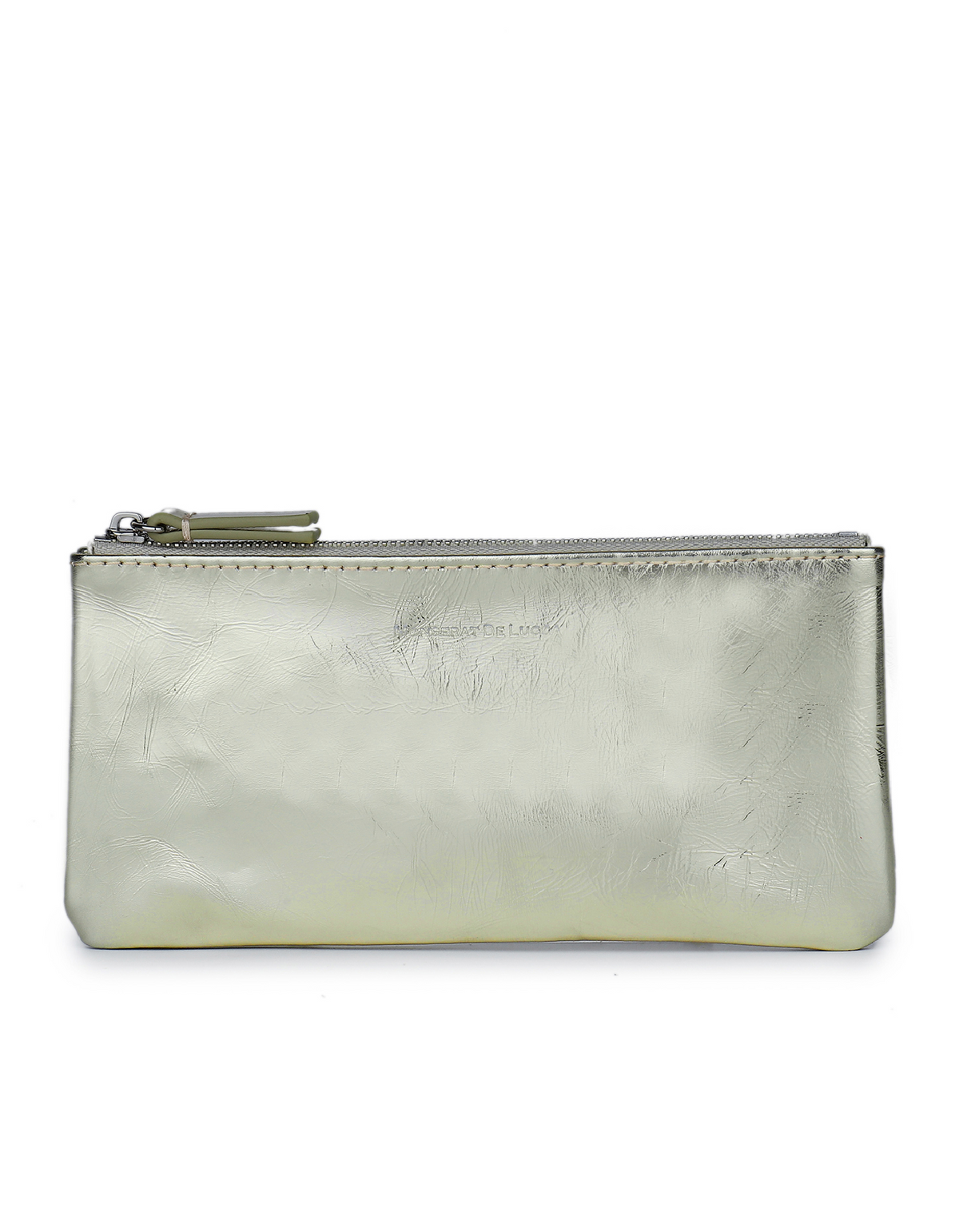 Cielle Eyeglass Pouch Crinkle Mirror Light Gold | Monserat De Lucca