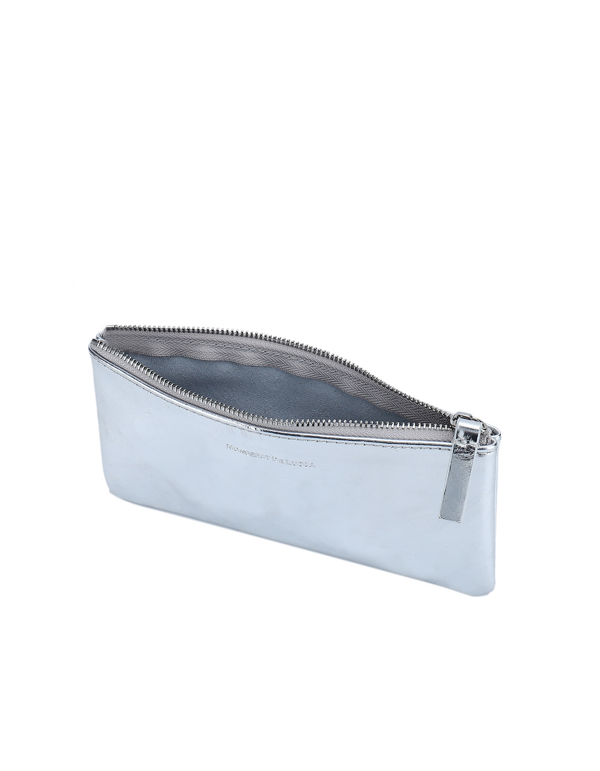 Cielle Eyeglass Pouch Crinkle Mirror Silver | Monserat De Lucca