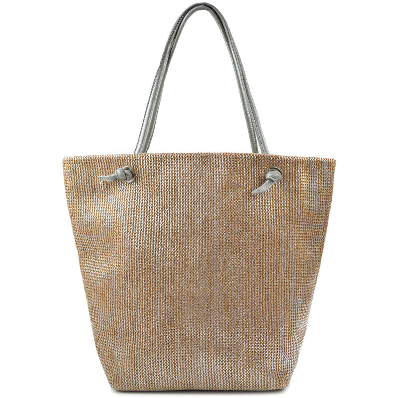 Mafalda Shopper Tote Silver