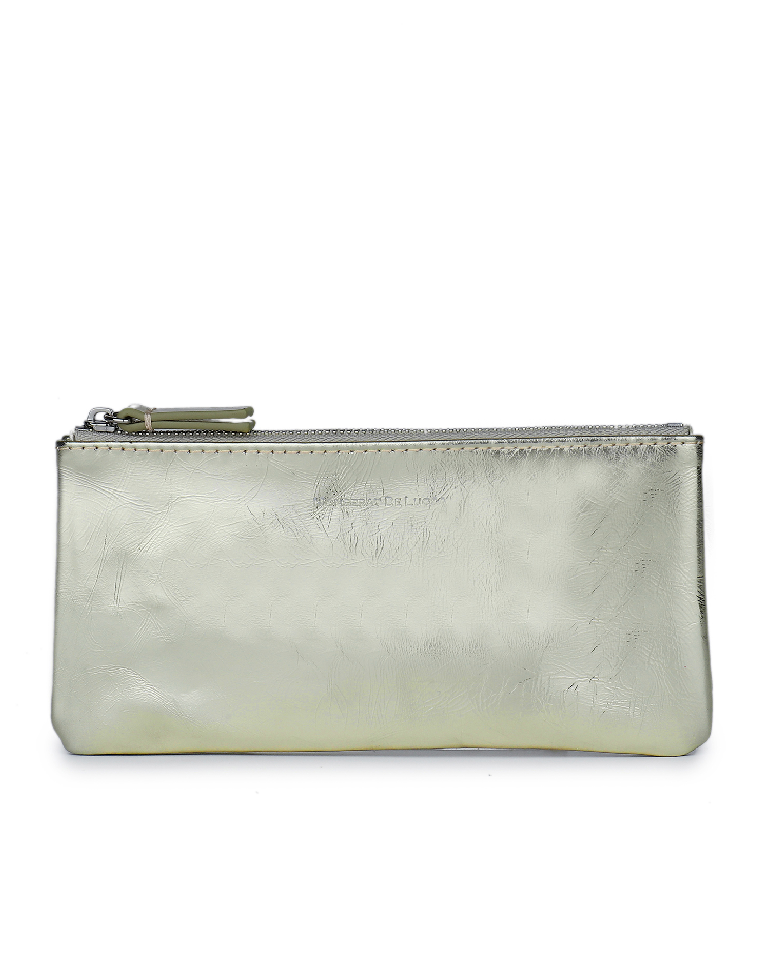 Cielle Eyeglass Pouch Crinkle Mirror Light Gold | Monserat De Lucca
