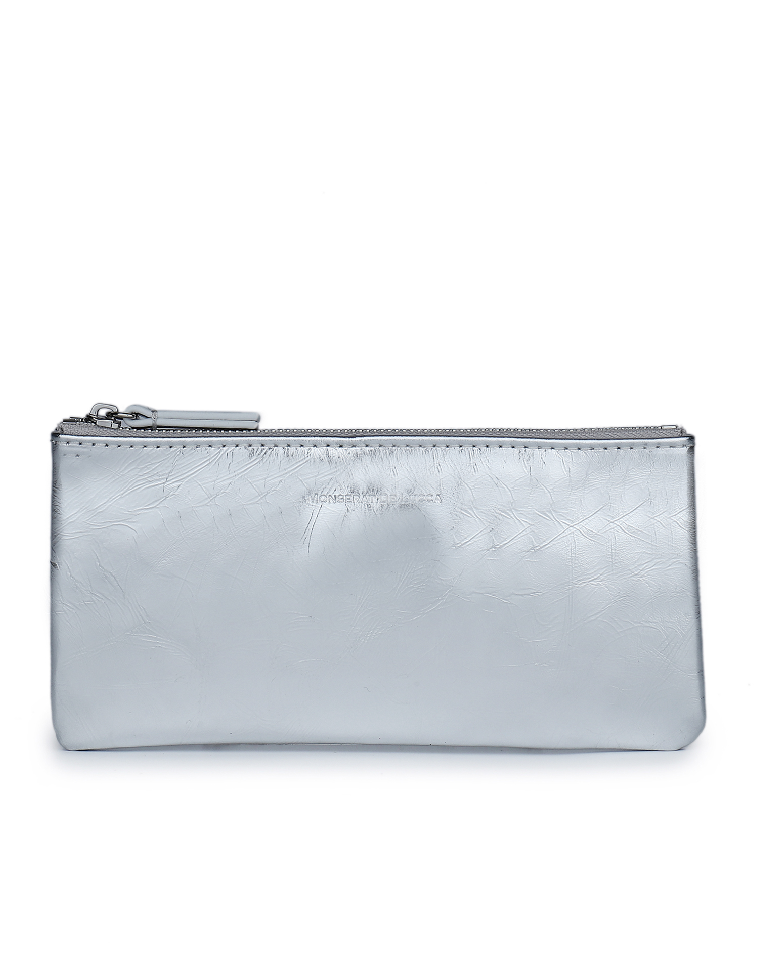 urban sprit スプリットシェル シルバーケース Cielle Eyeglass Pouch Crinkle Mirror Silver | Monserat De Lucca