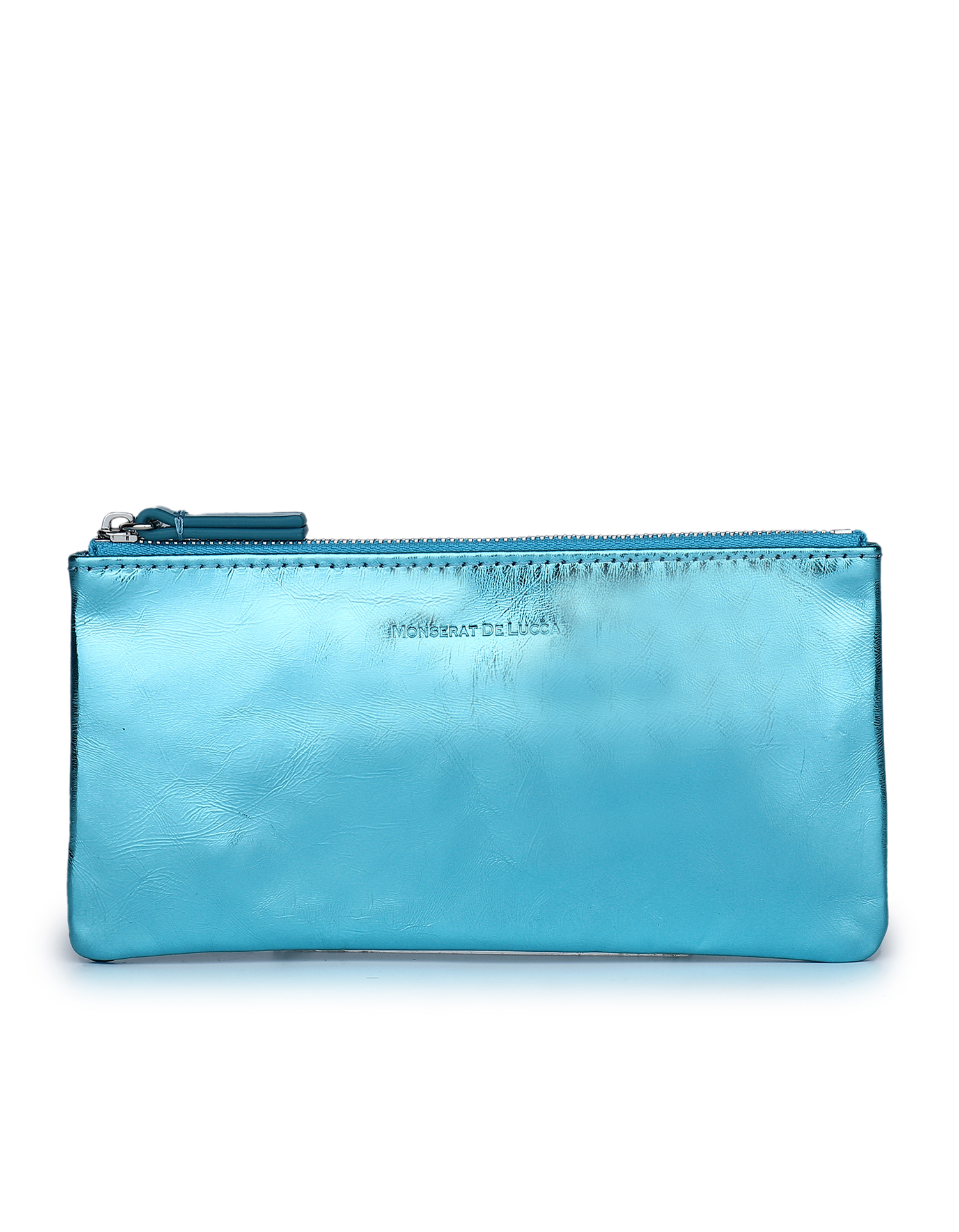Cielle Eyeglass Pouch Crinkle Mirror Turquoise | Monserat De Lucca