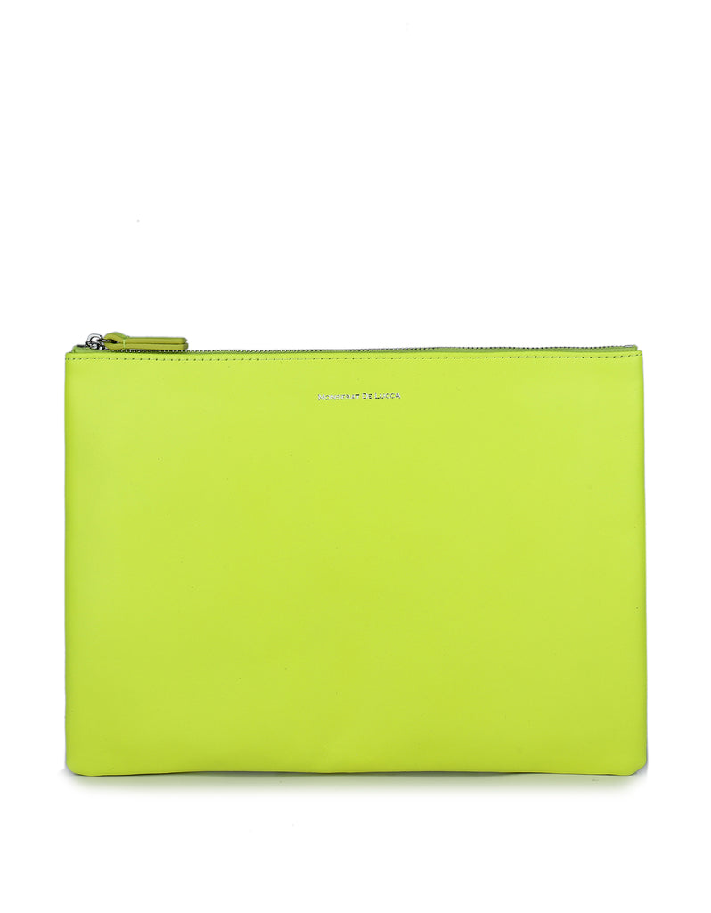 Cielle Large Pouch Neon Yellow
