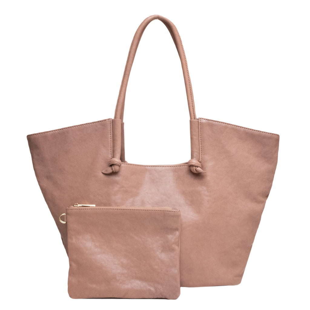 Jess East West Tote Taupe