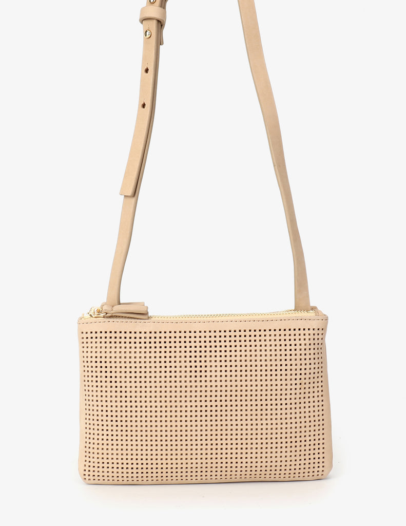 WOVEN CROSSBODY BAG - Light beige